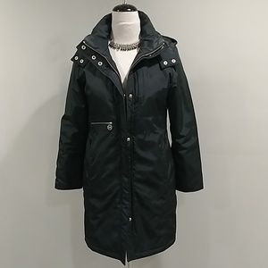 MICHEAL KORS LONG BLACK COAT SZ M